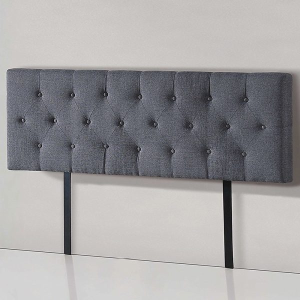 Linen Fabric Bed Deluxe Headboard Bedhead