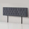 Linen Fabric Bed Deluxe Headboard Bedhead