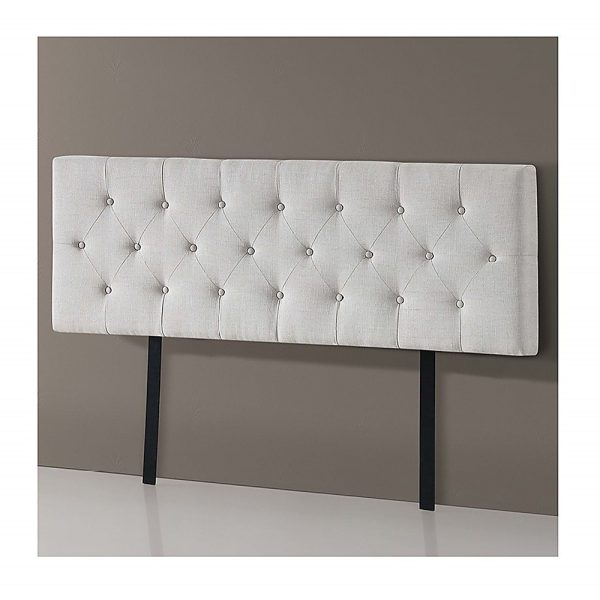 Linen Fabric Bed Deluxe Headboard Bedhead