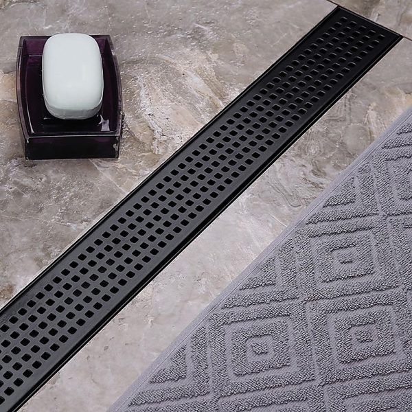 Bathroom Shower Grate Drain w/Centre outlet Floor Waste