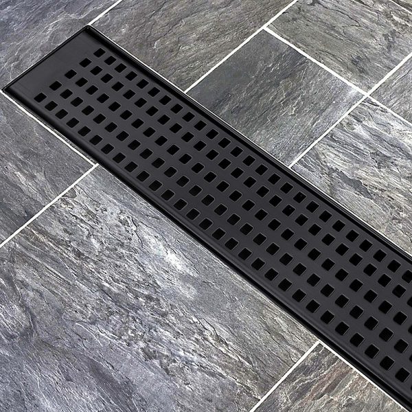Bathroom Shower Grate Drain w/Centre outlet Floor Waste