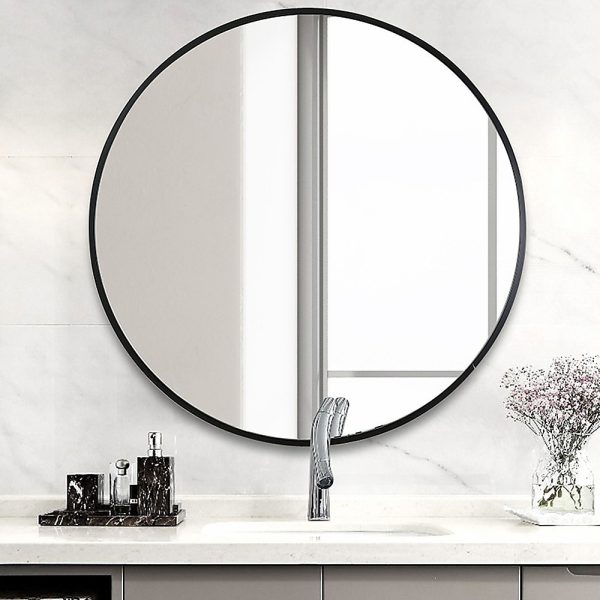 Round Wall Mirror Bathroom Makeup Mirror by Della Francesca