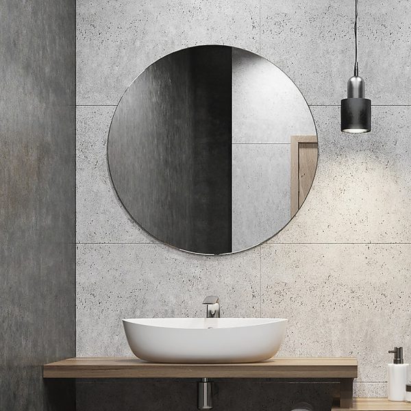 Round Wall Mirror Bathroom Makeup Mirror by Della Francesca
