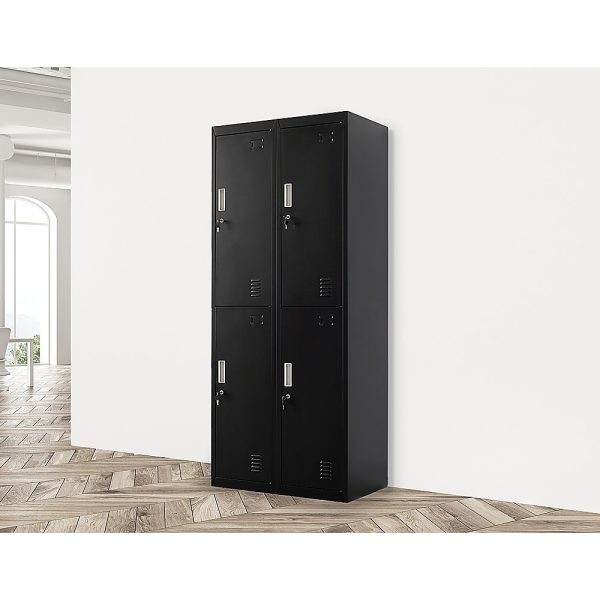 Four-Door Office Gym Shed Storage Locker,