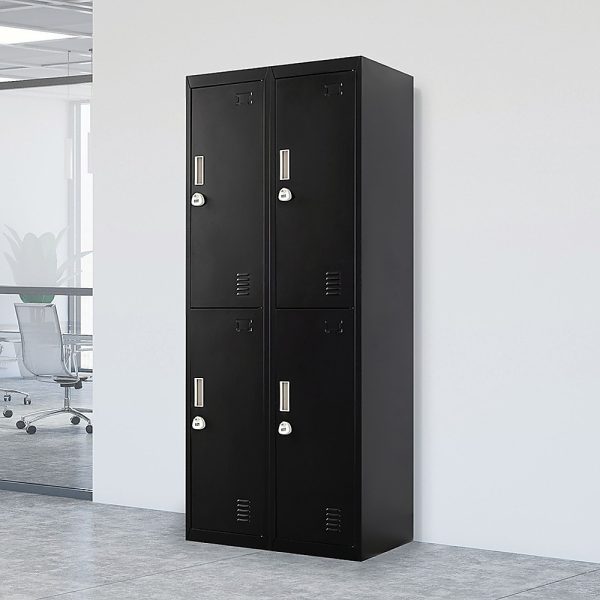 Four-Door Office Gym Shed Storage Locker,