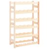 Wine Rack for Bottles Solid Wood Pine