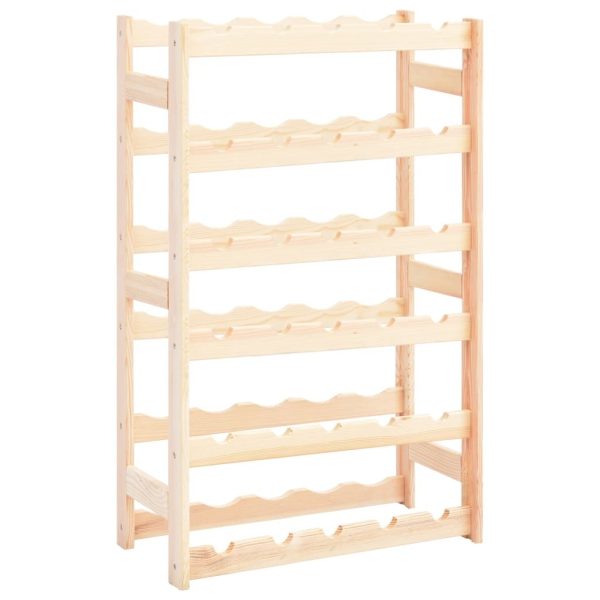 Wine Rack for Bottles Solid Wood Pine
