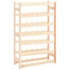 Wine Rack for Bottles Solid Wood Pine
