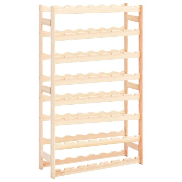 Wine Rack for Bottles Solid Wood Pine