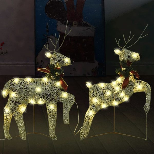 Christmas Reindeers Gold 40 LEDs