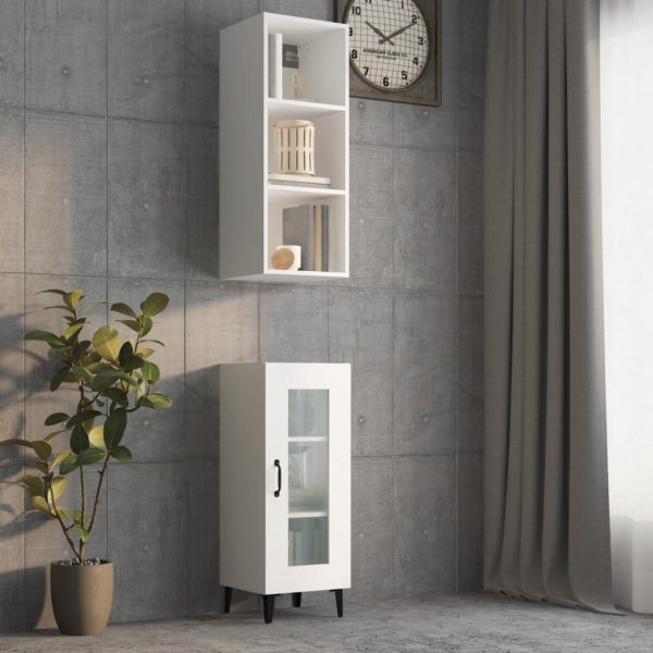 Wall Cabinet 34.5×32.5×90 cm Engineered Wood