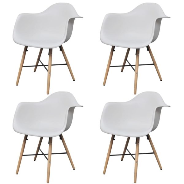 Dining Chairs Plastic and Beechword