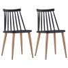 Dining Chairs Black Plastic