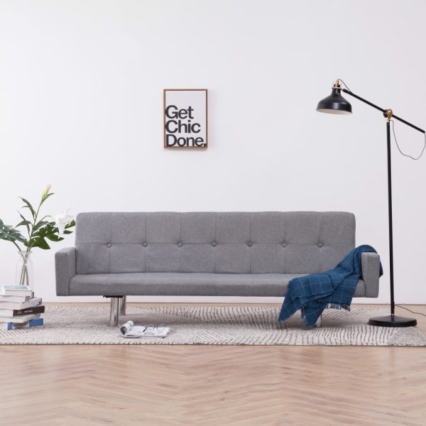 Owatonna Sofa Bed with Armrest Polyester