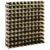 Wine Rack for Bottles Solid Pinewood
