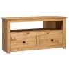 Traverse Corner TV Cabinet 93x49x49 cm Solid Pine Panama Range