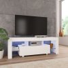 Norton TV Cabinet with LED Lights 130x35x45 cm