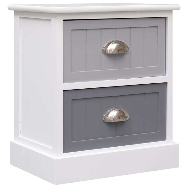 Donna Nightstand 38x28x45 cm Paulownia Wood