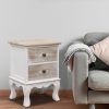 Tillmans Bedside Cabinet 35x30x50 cm Paulownia Wood