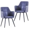 Dining Chairs Faux Suede Leather
