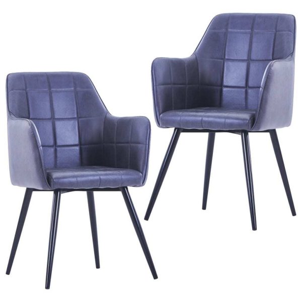 Dining Chairs Faux Suede Leather