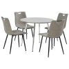 Dining Set Faux Leather