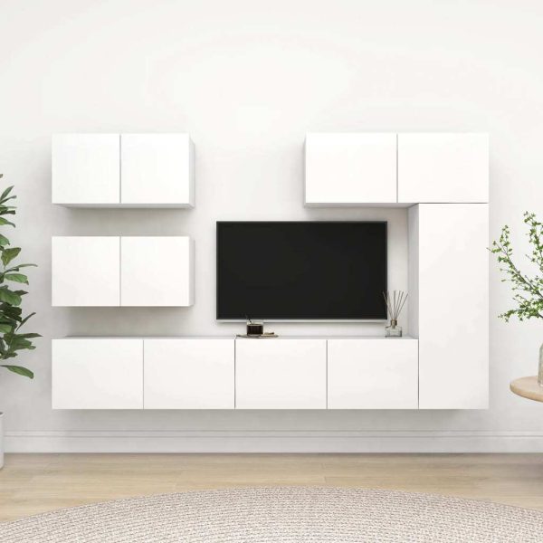 Darfield TV Cabinet Set Engineered Wood