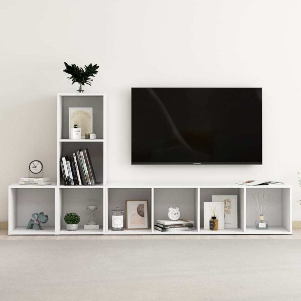 Escanaba 3 Piece TV Cabinet Set Engineered Wood