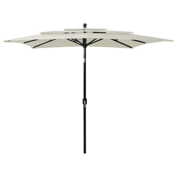 3-Tier Parasol with Aluminium Pole