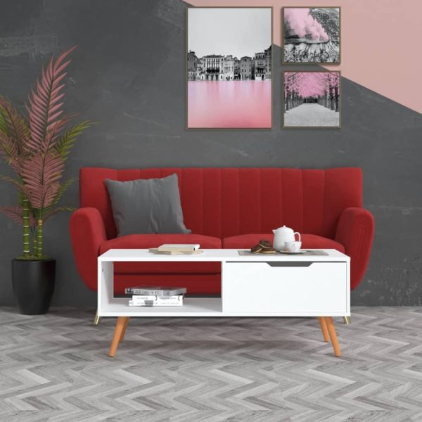 Coffee Table 100×49.5×43 cm Engineered Wood