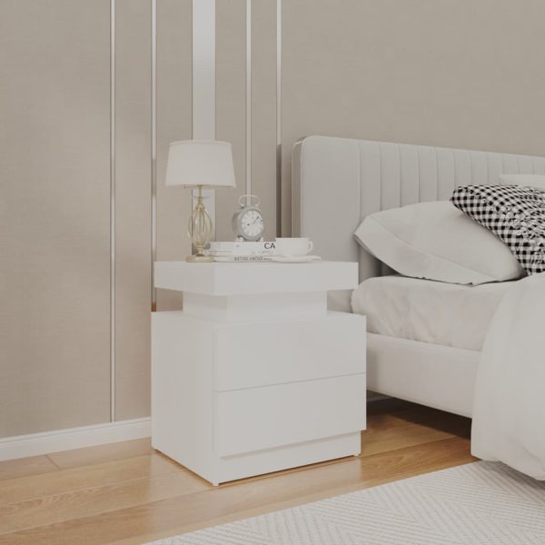 Hoskin Bedside Cabinet 45x35x52 cm Engineered Wood