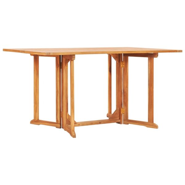 Folding Butterfly Garden Table Solid Teak Wood