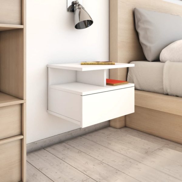 Cove Floating Nightstand 40x31x27 cm Engineered Wood