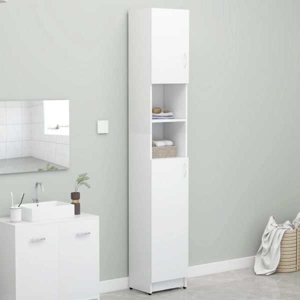 Bathroom Cabinet 32×25.5×190 cm Engineered Wood