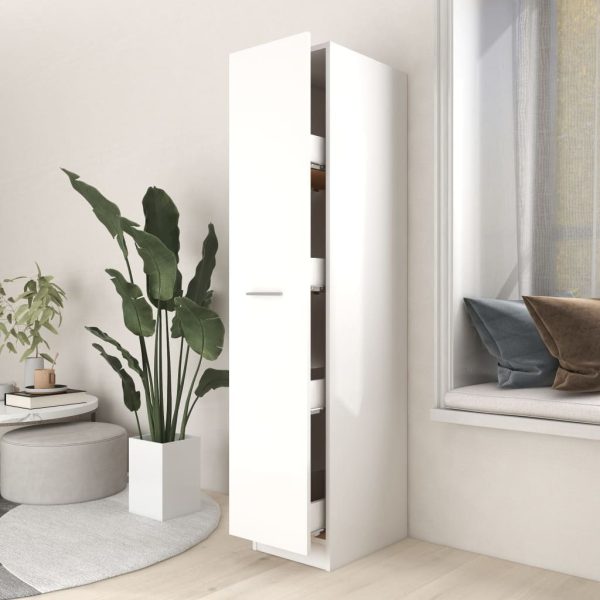 Apothecary Cabinet 30×42.5×150 cm Engineered Wood