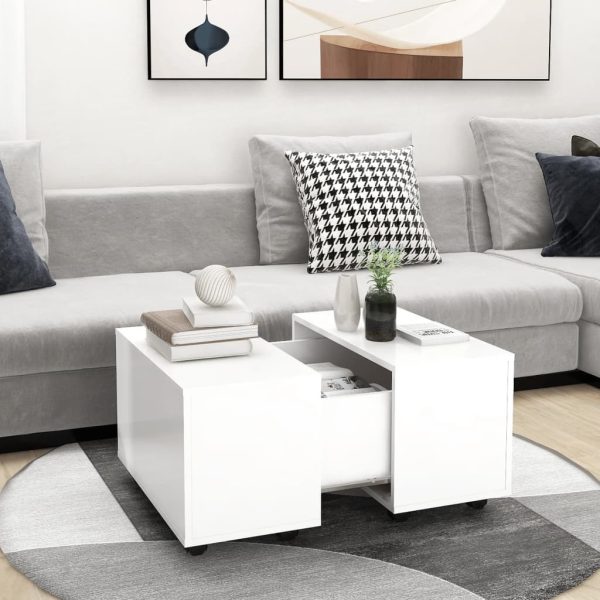 Coffee Table 60x60x38 cm Engineered Wood