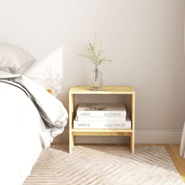 Grinstead Bedside Cabinet 40×30.5×40 cm Solid Firwood