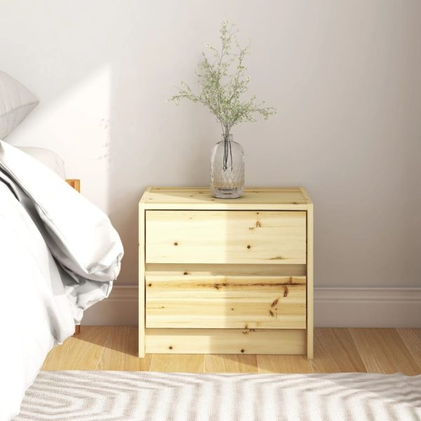 Chaska Bedside Cabinet 40×30.5×35.5 cm Solid Firwood