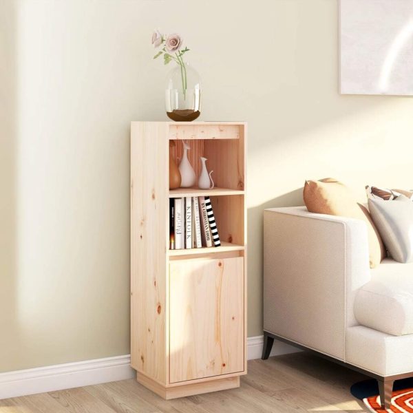 Highboard 37x34x110 cm Solid Wood Pine