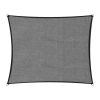 Wallaroo Outdoor Sun Shade Sail Canopy Grey Square – 6 x 6 M