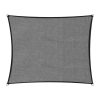 Wallaroo Outdoor Sun Shade Sail Canopy Grey Square – 6 x 6 M