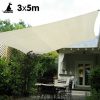 Wallaroo Waterproof Outdoor Shade Sail Canopy Sun Cloth