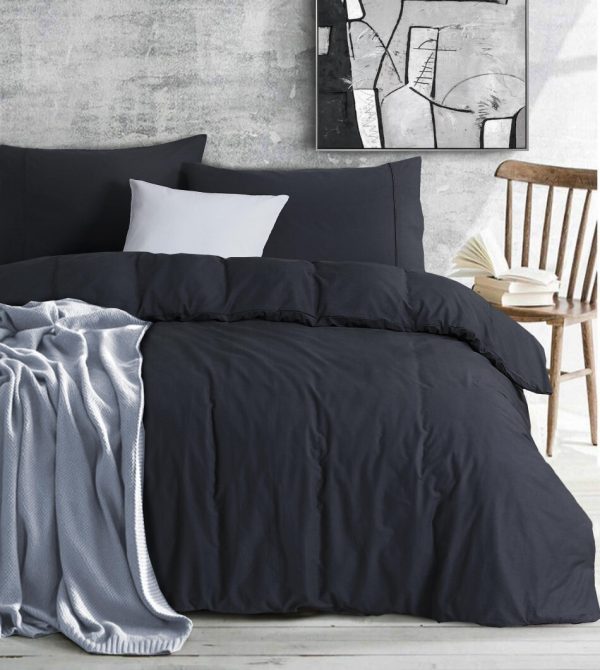 Elan Linen 100% Egyptian Cotton Vintage Washed 500TC Quilt Cover Set