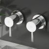 Bathroom Tap Shower Twin Tap Faucet Basin Sink Bath Swivel