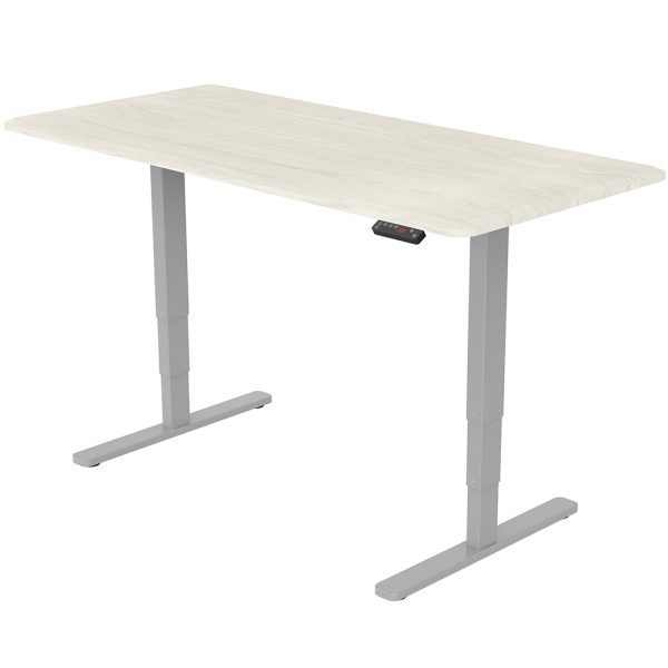 FORTIA Standing Desk 62-128cm Height, 2 Motors, 120KG Load, Frame