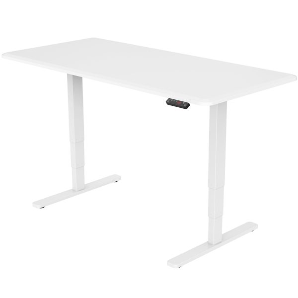 FORTIA Standing Desk 62-128cm Height, 2 Motors, 120KG Load, Frame