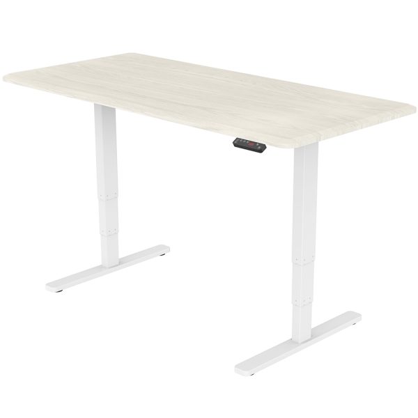 FORTIA Standing Desk 62-128cm Height, 2 Motors, 120KG Load, Frame