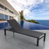 Adjustable Outdoor Sun Lounger in Aluminium