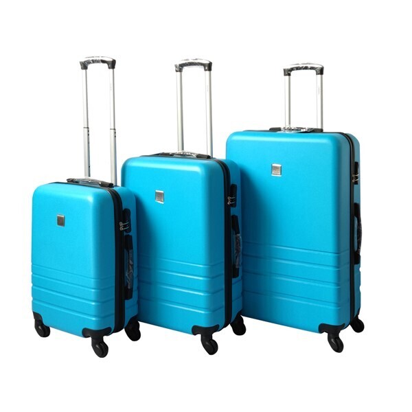 ABS Luggage Suitcase Set 3 Code Lock Travel Carry  Bag Trolley 50/60/70