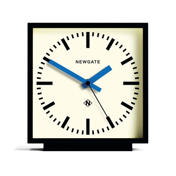 Newgate Amp Mantel Clock Black With Hands